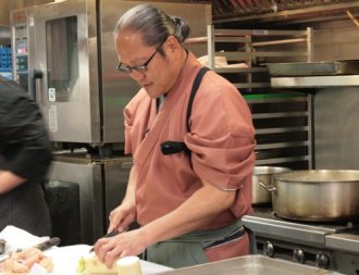 A photo of a chef